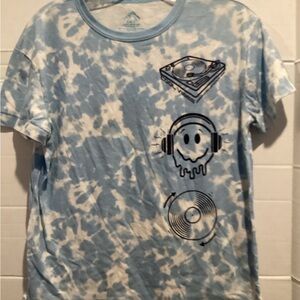 Kids thereabouts blue Tie-Dye Kids Short Sleeve Tee shirt size large 14-16